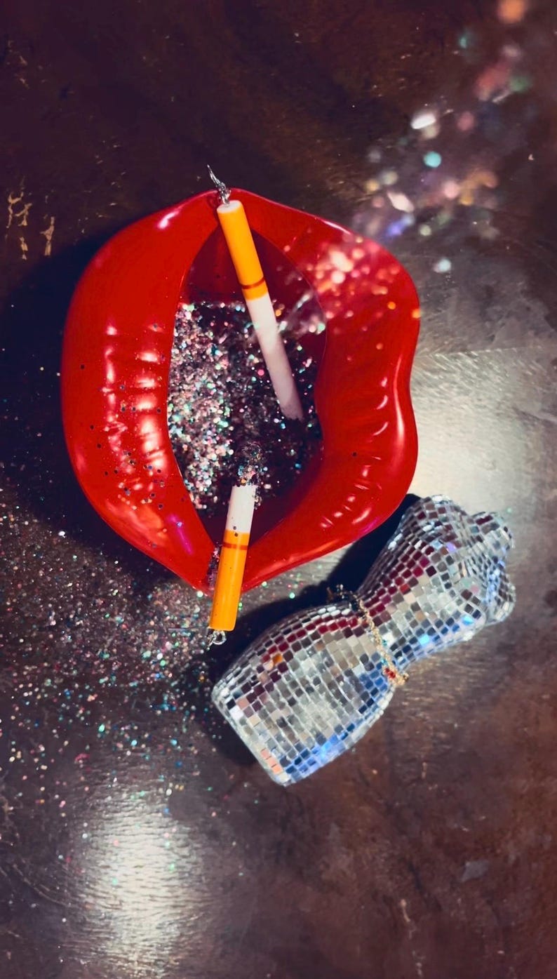 Cigarette Earrings by Fever Dream by Emily